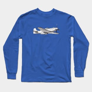 Drawing of a Mustang Long Sleeve T-Shirt